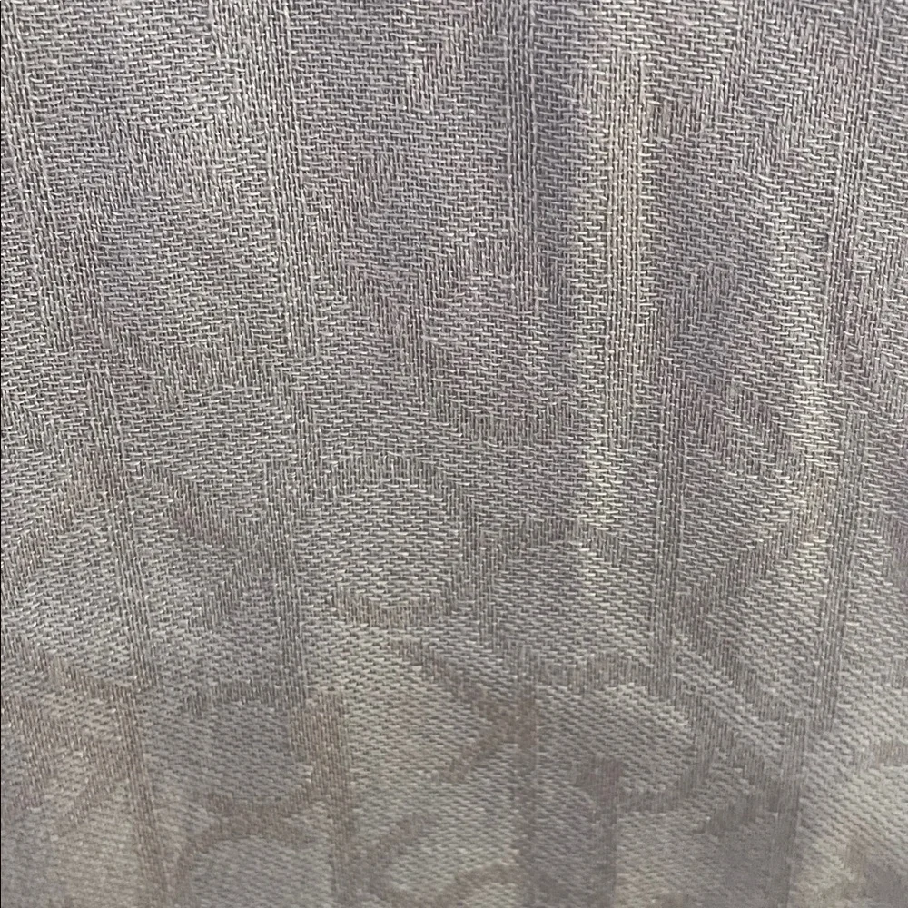Calvin Klein Monogram Pashmina Style Scarf Light Gray NWT